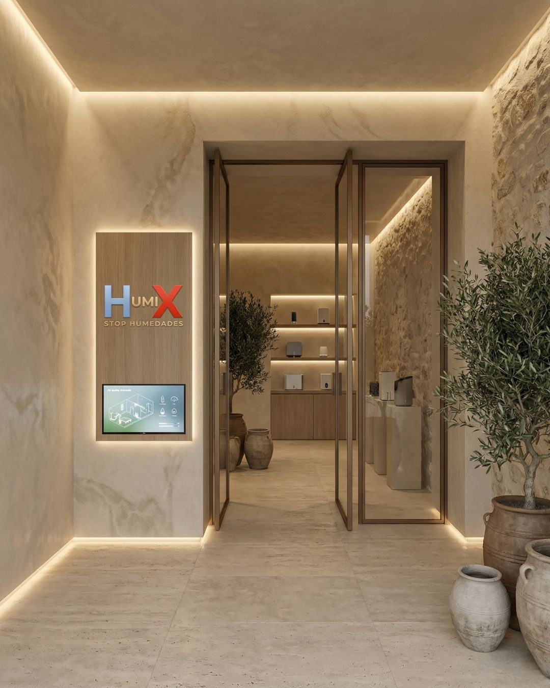 HumiX Store — Entrada y recepción