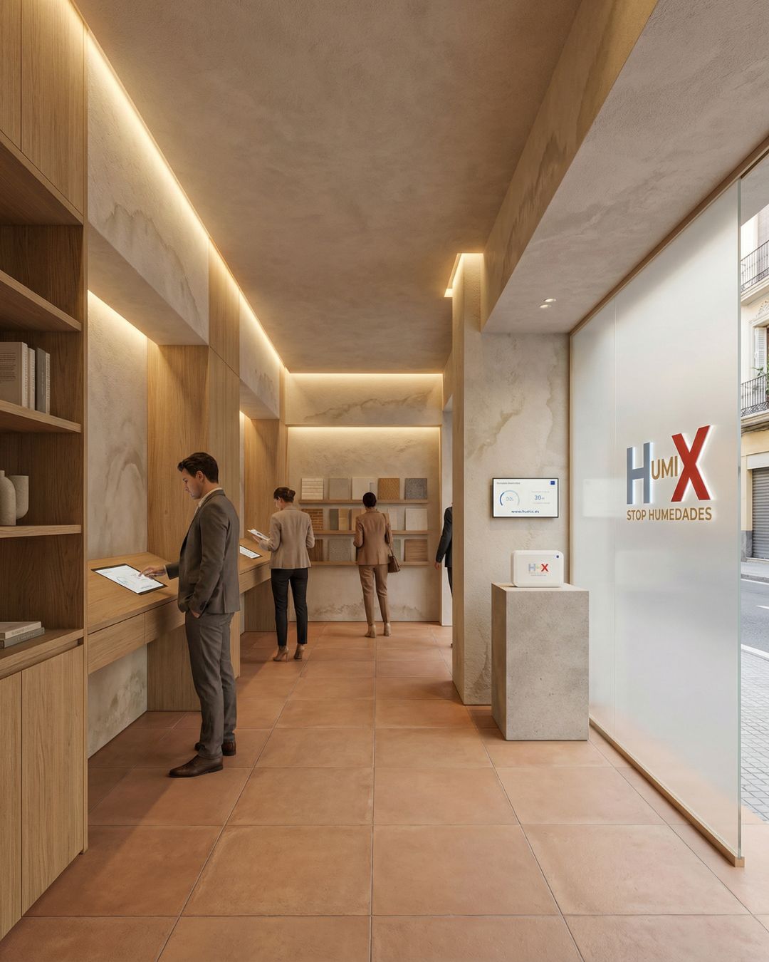 HumiX Store — Interior y recorrido