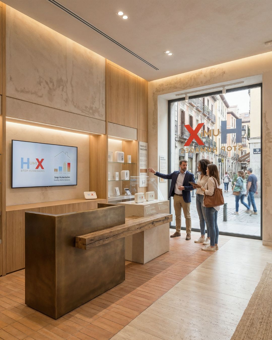 HumiX Store — Showroom con atención al cliente
